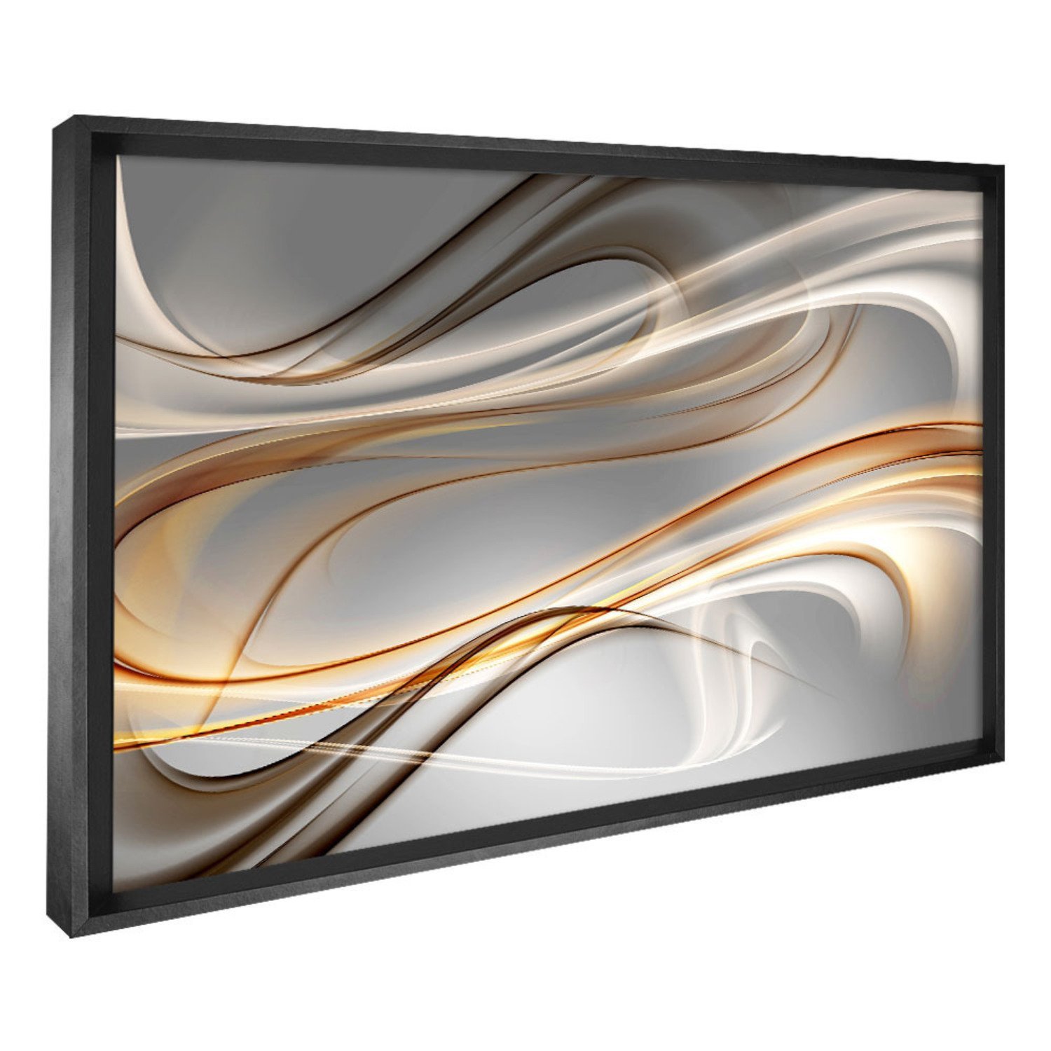 Quadro Decorativo 1 Tela Abstrato Linhas Diversos Tamanhos - 2