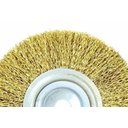 Ver imagem 2 de Escova Circular de Aço Latonado Ondulado – 6 X 1/2