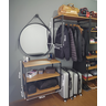 Guarda Roupa Solteiro Closet De Parede Aberto Modulado - 7