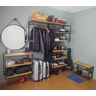 Guarda Roupa Solteiro Closet De Parede Aberto Modulado - 5