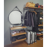 Guarda Roupa Solteiro Closet De Parede Aberto Modulado - 4