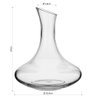 Moscato Decanter Vinho 24x20x20cm 1,5l Vidro Transp - 2