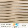 Cadeira de Jantar Milão Aluminio e Croche Náutico 4 Unidades - Rami - 6