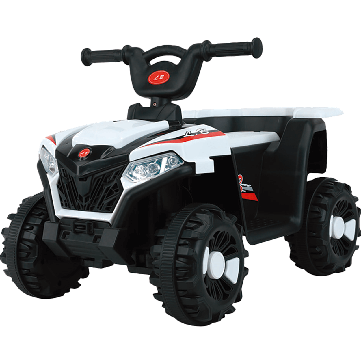 Quadriciclo Eletrico Infantil Zippy Toys Atv Super 6v Branco - 1