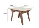 Ver imagem 3 de CONJUNTO SALA DE JANTAR DUBAI 1,10 COM 4 CADEIRAS AMEND 74B