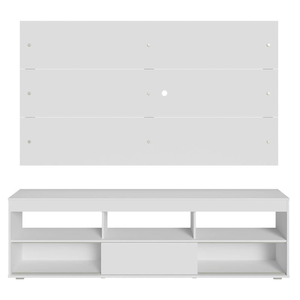 Rack com Painel para Tv até 65 Polegadas Branco Orlando Madesa - 6