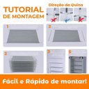 Ver imagem 2 de Gabinete Multiuso para Sapatos 5 Prateleiras e Porta com Ziper
