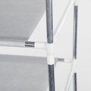 Ver imagem 5 de Gabinete Multiuso para Sapatos 5 Prateleiras e Porta com Ziper