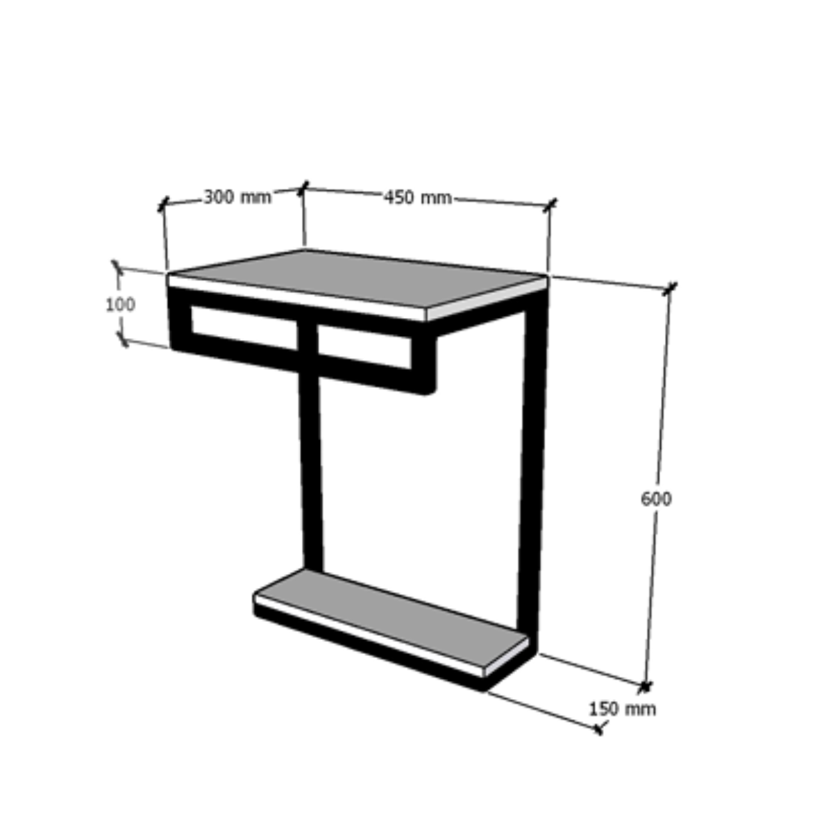 Gabinete para Banheiro Pinus Amadeirado - 3