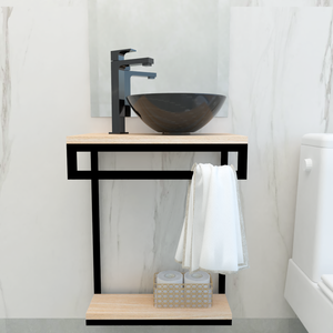 Gabinete para Banheiro Pinus Amadeirado