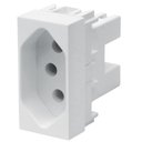 Ver imagem 1 de Módulo Tomada 2p+t 20a 250 Volts Elegance - 2239 - Fame Tomada 2p+t 20a/250v Elegance Fame 092.2239.