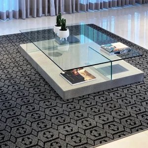 Tapete Sala Quarto, 2,00x3,00 Carpete Cinza
