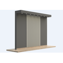 Ver imagem 2 de Painel Ripado Metálico Lystra Branco Gelo – Kit 5,90 M² | Infinity Wall - Kingspan Isoeste