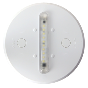 Ecolight Luminária Econômica - Base Branca Transparente - 110v