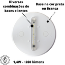 Ver imagem 2 de Ecolight Luminária Econômica - Base Branca Transparente - 110v