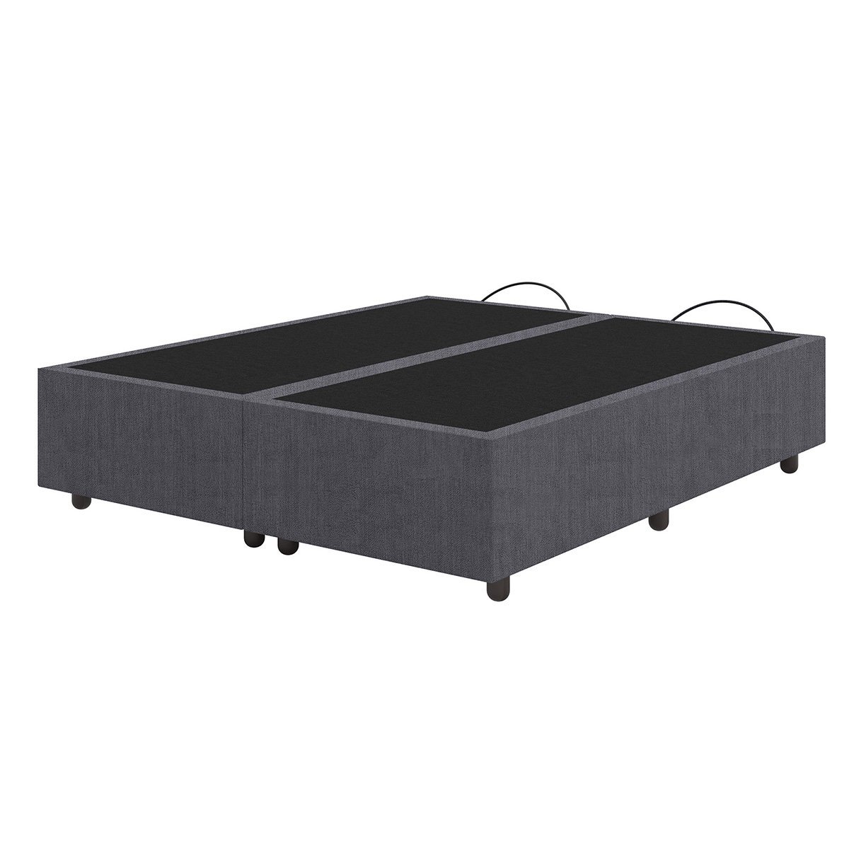 Base Cama Box Queen Size Veludo Cinza Skybox - 2