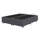Ver imagem 2 de Base Cama Box Queen Size Veludo Cinza Skybox