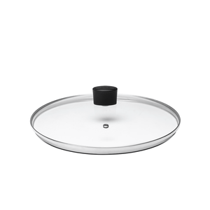 Tampa de Vidro - Ø 28 Cm - Brinox 28 Cm Preto Brinox