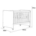 Ver imagem 6 de Jogo de Quarto para Bebe Evolution Zaki Areia com Savana - Moveisaqui