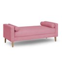 Ver imagem 1 de Recamier Berlim 1,20m Suede Pink - Inova Decorações