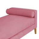 Ver imagem 2 de Recamier Berlim 1,20m Suede Pink - Inova Decorações