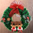 Ver imagem 2 de Guirlanda Natalina Decoração de Porta Noel Rena Urso de 40cm D