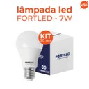 Ver imagem 2 de Kit 30 Lâmpadas Led Branca 07w Bulbo Fortled
