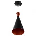 Ver imagem 2 de 3 Pendentes Cone Preto Canadá Sala Cozinha Churrasqueir