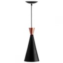Ver imagem 3 de 3 Pendentes Cone Preto Canadá Sala Cozinha Churrasqueir