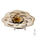 Ver imagem 2 de Centro De Mesa Em Cristal Murano Marrom - São Marcos 70Cm