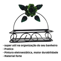 Porta Shampoo Rústico em Ferro:verde - 4