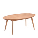 Ver imagem 1 de Mesa de Jantar Oval Vertice 105cm X 190cm Ecograndis Natural