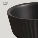 Ver imagem 5 de Kit 6 Ramequins 170ml Cerâmica Preto Matte 9x5cm Porto Brasil Molheira Shoyu Restaurante Japonês