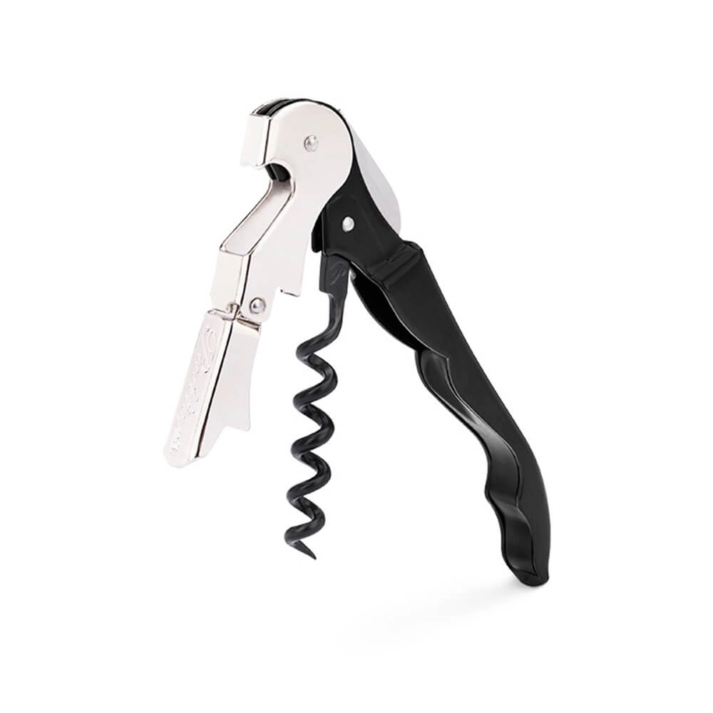 Saca-rolha Dois Estágios Abridor de Garrafa Pulltex Pulltaps:preto - 1