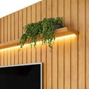 Ver imagem 3 de Painel para Tv até 65 Polegadas Ripado com Led Dj Móveis Trento 183 Cedro
