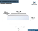 Ver imagem 2 de Penteadeira Gaveta Suspensa 80cm MDF com Gaveta Trilho Telescópico Mesa Maquiagem Camarin - Branco