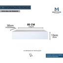 Ver imagem 2 de Penteadeira Gaveta Suspensa 80cm MDF com Gaveta Trilho Telescópico Mesa Maquiagem Camarin - Branco
