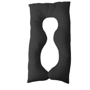 Capa para Travesseiro Gigante Anatômico 170x80cm Happy Line - Cinza