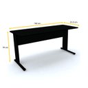 Ver imagem 2 de MESA P/ ESCRITÓRIO 152X61 PANDIN MAXXI - PRETO MX150