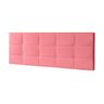 Kit Painel e Calçadeira Baú Queen 1,60m Roma Suede Rosa - Pallazio - 6