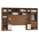 Ver imagem 3 de Quarto Modulado Casal Irlanda Composição 8 Amêndola/Branco - Demartêz