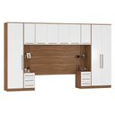 Ver imagem 1 de Quarto Modulado Casal Irlanda Composição 8 Amêndola/Branco - Demartêz