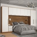 Ver imagem 2 de Quarto Modulado Casal Irlanda Composição 8 Amêndola/Branco - Demartêz