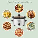 Ver imagem 3 de Elite Gourmet Mst-275xs Slow Cooker Oval 2qt Aço Inoxidável