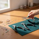 Ver imagem 2 de Kit Brw Mini Alicates Aço 3 Peças p/Artesanato - AL0001