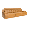 Sofá U108 Idea Relax - Couro Legítimo Natuzzi com 3 Assentos Elétricos Caramelo - 4