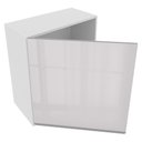 Ver imagem 4 de Armário Aéreo Madesa Acordes 100% MDF 60 cm 1 Porta Branco Brilho Cor:Branco