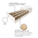 Ver imagem 6 de Cama Infantil Montessoriana Solteiro New Cori Branco
