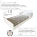 Ver mais imagens de Cama Infantil Montessoriana Solteiro New Cori Branco/Cinza Cristal