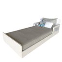 Ver imagem 6 de Cama Infantil Montessoriana Solteiro New Cori Branco/Cinza Cristal
